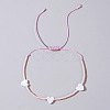 Bohemian Style Glass Seed Beads Braided Bead Bracelets IF6701-4-1