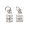 Brass Micro Pave Cubic Zirconia Pendants KK-B167-18P-1