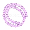Transparent Glass Beads Strand GLAA-F112-01B-2