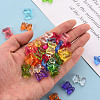 Transparent Acrylic Pendants TACR-T024-02BA-5