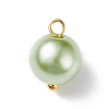 Glass Pearl Pendants PALLOY-JF01880-03-2