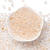 3/0 Baking Paint Transparent Colours Glass Round Beads SEED-L011-13A-09-2