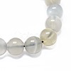 Natural Grey Moonstone Beads Strands G-F632-24-03-2