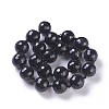 Dyed & Heated Natural Black Agate Beads Strands G-F620-05A-18mm-2