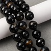 Dyed Natural Blue Tiger Iron Beads Strands G-G286-A02-12mm-1