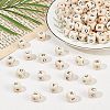 Natural Wooden European Beads WOOD-OC0001-42A-5