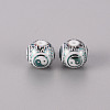 Electroplate Glass Beads X-EGLA-Q123-012G-1