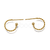 304 Stainless Steel Stud Earring Findings X-STAS-L252-001G-4