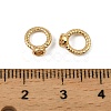 Brass Bead Cap Pendant Bails KK-D106-08G-3