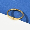 304 Stainless Steel Plain Band Rings RJEW-P151-01G-01-3