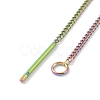 Ion Plating(IP) 304 Stainless Steel Stud Earring Finding STAS-E161-07RC-4