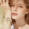 1 Set Bohemian Vacation Style Glass Beaded Stackable Stretch Bracelets Set for Women BJEW-SP0001-13-6