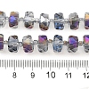 Transparent Electroplate Glass Beads Strands EGLA-P062-01A-HR02-4