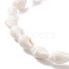 Natural Shell Beaded Bracelet BJEW-JB08162-4