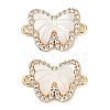 Brass Micro Pave Cubic Zirconia Pendants KK-U043-32G-01-1