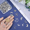 100Pcs 20 Styles Tibetan Style Alloy Pendants FIND-BM0001-17-3