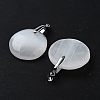Natural Selenite Pendants G-M091-01D-2