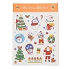 Christmas Theme Paper Sticker AJEW-Q151-02F-1