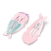 Baking Paint Iron Snap Hair Clips PHAR-B0002-27D-2