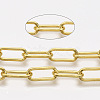 Unwelded Iron Paperclip Chains CH-S125-09B-G-1