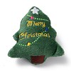 Christmas Theme Wool Cloth Brooches JEWB-F022-01C-1