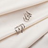 Crystal Rhinestone Claw Stud Earrings JE918A-3