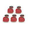 Rack Plating Alloy Enamel Charms X-ENAM-N055-162-1