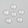 Transparent Glass Cabochons X-GGLA-R026-12mm-3