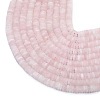 Frosted Natural Rose Quartz Beads Strands G-K389-C06-01-3