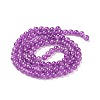 Crackle Glass Beads Strands CCG-Q001-6mm-M-4