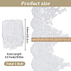 3.3Yards Polyester Lace Triming Ribbons SRIB-GF0001-57A-2