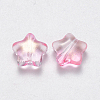 Spray Painted Glass Beads X-GLAA-R211-04-E01-2