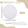 Linen Cloth Mini Hat Fascinator Base AJEW-WH0472-53A-2