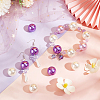 60Pcs 3 Colors Resin Imitation Pearl Beads RESI-PH0001-93-4
