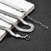 Non-Tarnish 304 Stainless Steel Herringbone Chains Necklaces X-NJEW-G340-03P-2
