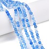 Dyed Natural White Jade Beads Strands G-T140-4mm-A08-2