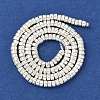 Electroplated Synthetic Non-Magnetic Hematite Beads Strands G-U003-16C-2