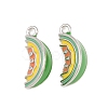 Brass Enamel Pendants KK-CBA6818-09P-1