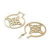 304 Stainless Steel Hoop Earrings EJEW-P271-02B-G-2