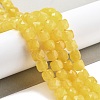 Natural Quartz Imitation Yellow Agate Beads Strands G-C179-B12-01-2