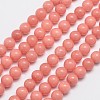 Natural Malaysia Jade Beads Strands G-A146-6mm-B08-2