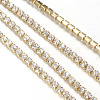 Brass Rhinestone Strass Chains CHC-T001-SS12-01C-3