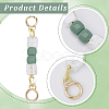 2Pcs Square Resin Beaded Bag Extension Chains PURS-GF0001-07A-5