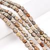 Natural Shoushan Stone Beads Strands G-N346-04A-07-1