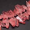 Natural Quartz Crystal Beads Strands G-A142-06C-1