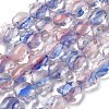 Inner Flower Handmade Lampwork Beads Strands LA-CBA3F7A-01E-3