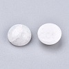 Natural White Jade Cabochons X-G-P393-R69-8MM-2
