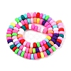 Handmade Polymer Clay Beads Strand CLAY-T021-01-2