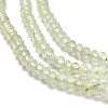 Natural Prehnite Beads Strands G-B107-D03-01-4