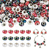 150Pcs Opaque Resin European Beads RESI-TA0004-72B-2